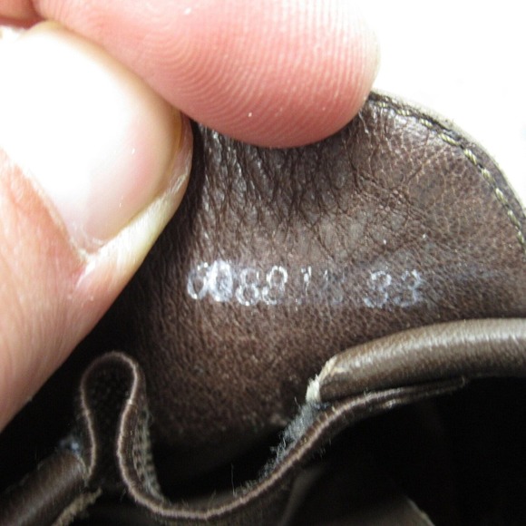 Bally Dress Shoes Mens 8 E Brown Leather Slip‎ On Switzerland Rare Two Tone main image 5